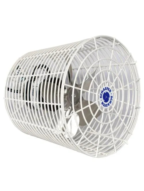 Schaefer Versa-Kool Circulation Fan 8 in w/ Tapered Guards Cord & Mount - 450 CFM