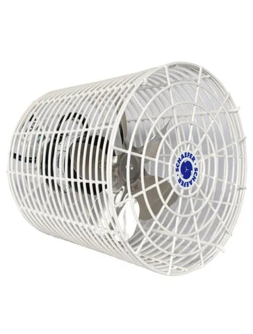 Schaefer Versa-Kool Circulation Fan 8 in w/ Tapered Guards Cord & Mount - 450 CFM