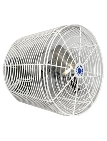 Schaefer Versa-Kool Circulation Fan 12 in w/ Tapered Guards, Cord & Mount - 1470 CFM