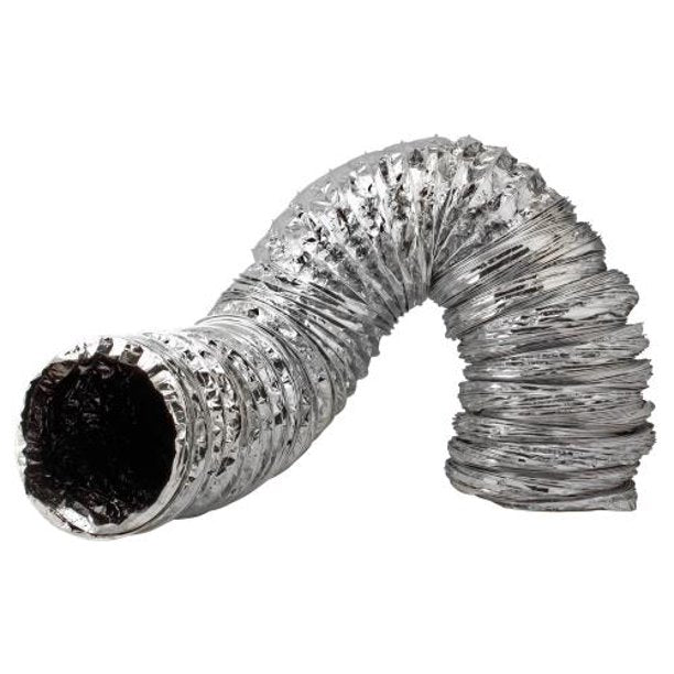 Ideal-Air Supreme Silver / Black Ducting 6 in x 25 ft