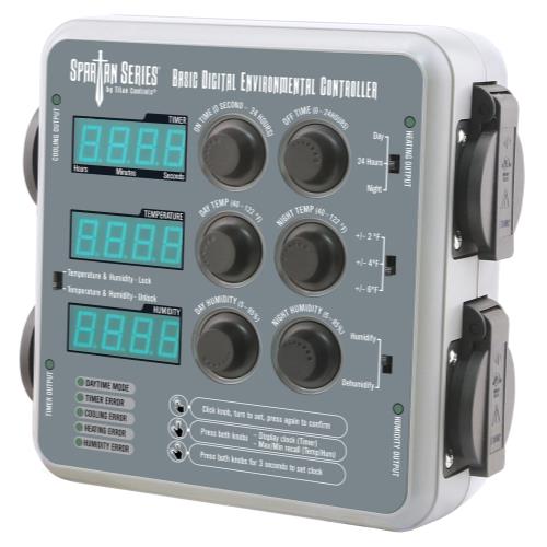 Titan Controls Spartan Series Basic Digital Environmental Controller (Temperature, CO2 Timer and Humidity)