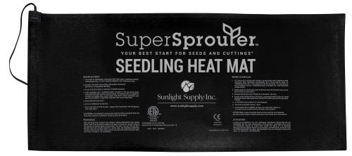 Super Sprouter 4 Tray Seedling Heat Mat 21 in x 48 in (6/Cs)