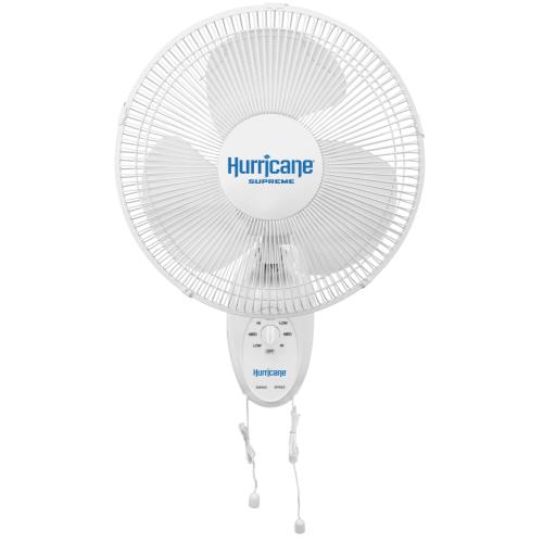 Hurricane Supreme Oscillating Wall Mount Fan 12 in (63/Plt)